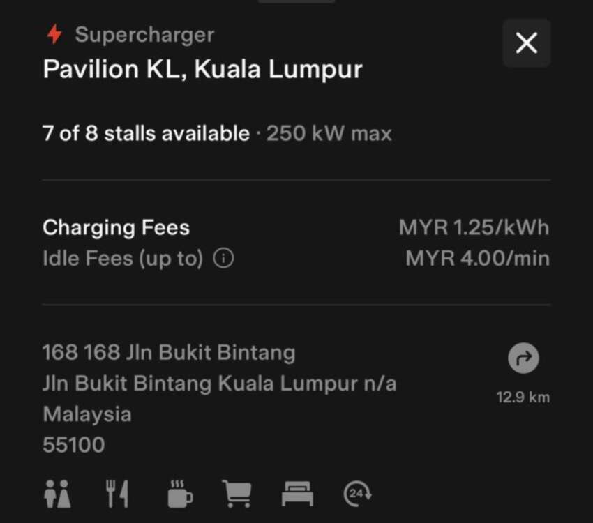 Supercharger Tesla di Pavilion mula beroperasi — RM1.25 per kWh, RM4 seminit jika biar kenderaan? 1658181