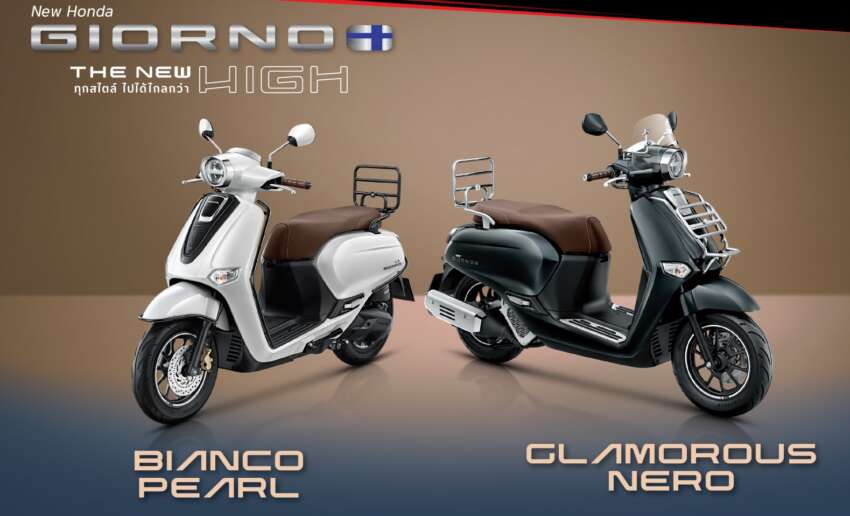 Honda Giorno+ masuk pasaran Thailand – skuter 125 cc dengan pelbagai kemudahan dan aksesori pilihan 1670343