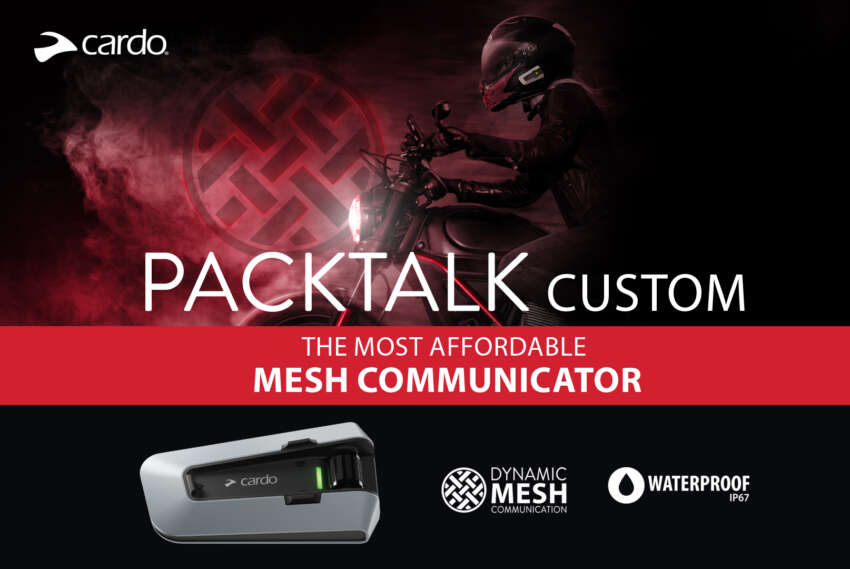Cardo Malaysia introduces Packtalk Custom Bluetooth motorcycle communicator with subscription service – three package tiers, from RM22.99 per month 1669229