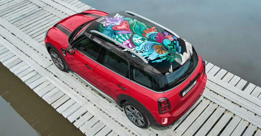 2023 MINI Countryman Roof Art Edition launched in Malaysia – artwork by Jared Lim; priced from RM255k 1671136