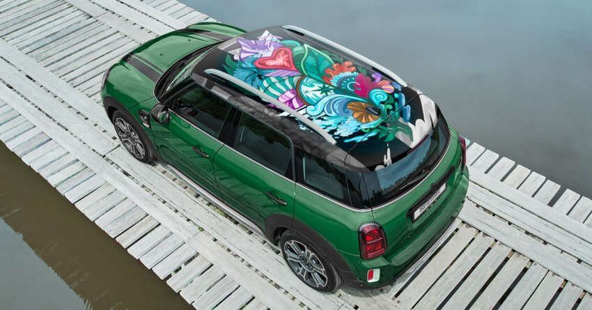 2023 MINI Countryman Roof Art Edition launched in Malaysia – artwork by Jared Lim; priced from RM255k 1671137