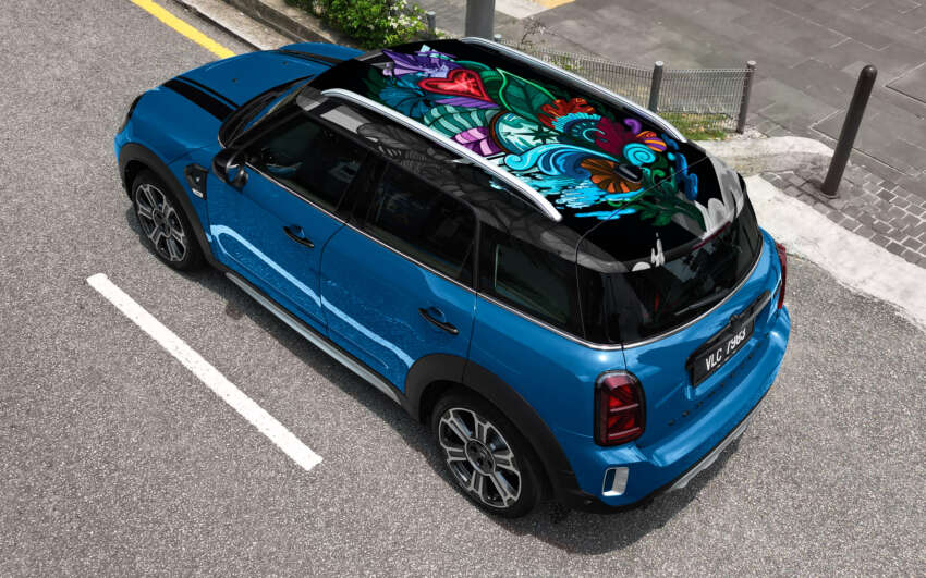 2023 MINI Countryman Roof Art Edition launched in Malaysia – artwork by Jared Lim; priced from RM255k 1671142