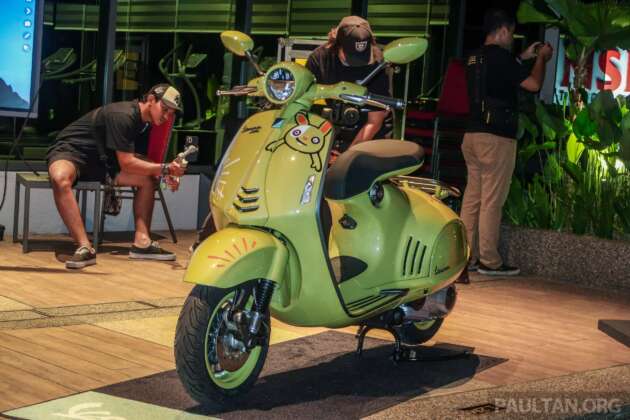 Vespa 946 10 Anniversario limited edition scooter in Malaysia, 20 units for local market, priced at RM99,900