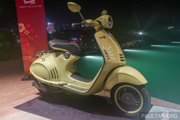 Vespa 946 10 Anniversario limited edition scooter in Malaysia, 20 units for local market, priced at RM99,900