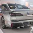 2023 BMW i7 at House of Forwardism in Malaysia – 625 km EV range; fr RM707k; 158 units OTR as of Aug 31