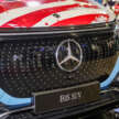 Mercedes-Benz EQS SUV on display at EVM Asia 2023 – AMG Line specification, seven-seat configuration