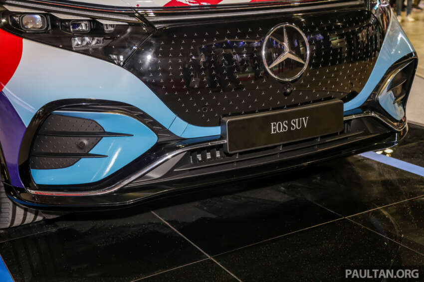 Mercedes-Benz EQS SUV on display at EVM Asia 2023 – AMG Line specification, seven-seat configuration 1670101