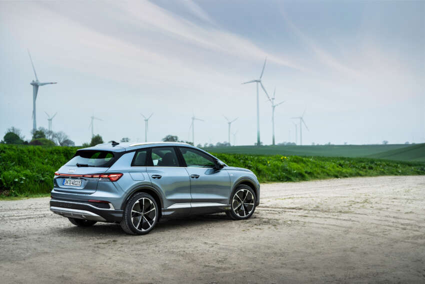 2024 Audi Q4 e-tron updated – 77 kWh battery now standard for all variants; up to 562 km range, 340 PS 1670724