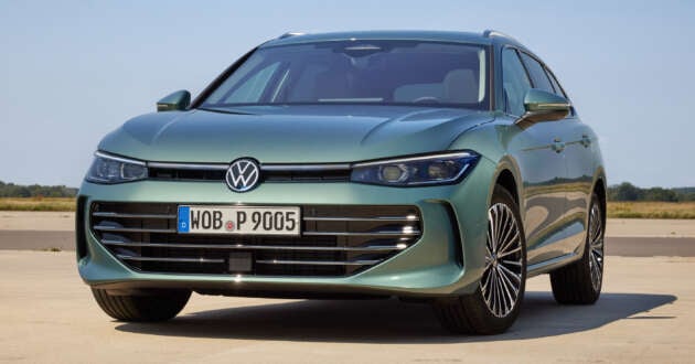 2024 Volkswagen Passat – ninth gen is wagon only; eHybrid, eTSI, TSI, TDI; up to 272 PS, 100 km EV range