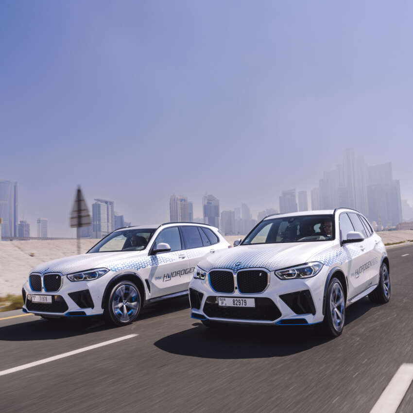 BMW iX5 Hydrogen goes hot-weather testing in UAE 1666206