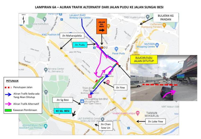 Bulatan Loke Yew and surrounding roads will be closed to all traffic for one year from Sept 30 – DBKL 1666077