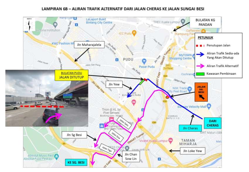Bulatan Loke Yew and surrounding roads will be closed to all traffic for one year from Sept 30 – DBKL 1666078