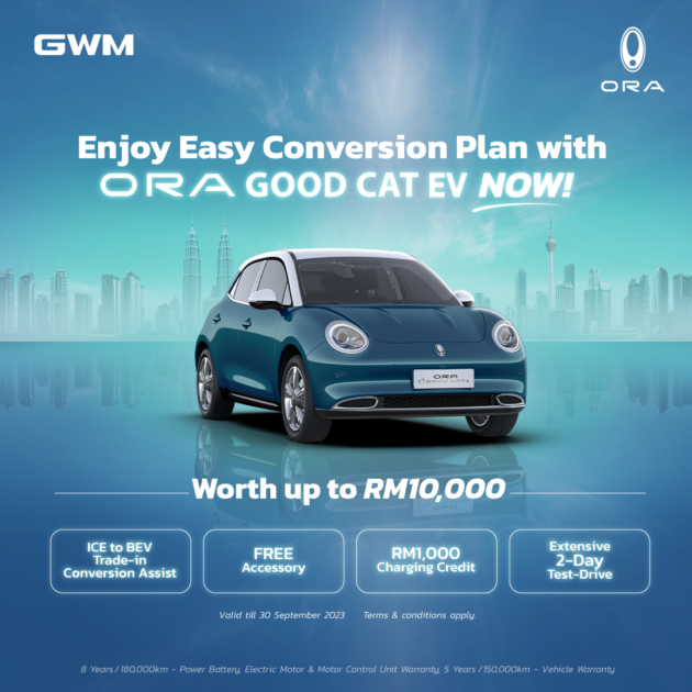 GWM makes it easy to convert from ICE to EVs – ORA Good Cat now with 2-day test drive, trade-in support