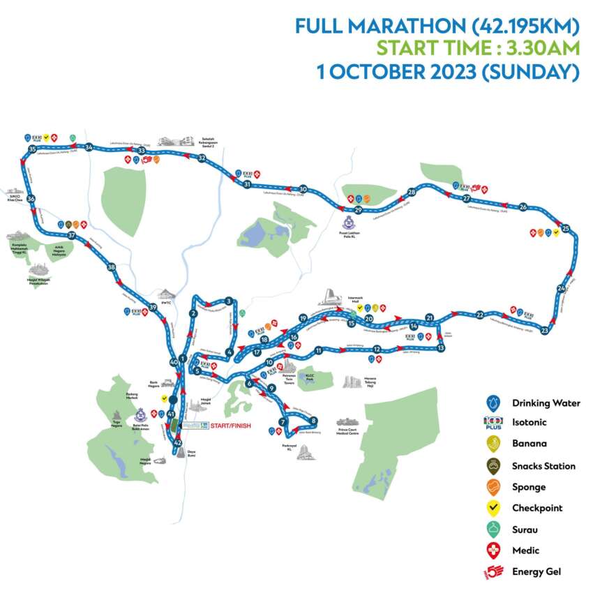 KL Standard Chartered Marathon 2023 – major roads in city centre, highways closed this weekend for SCKLM 1671154