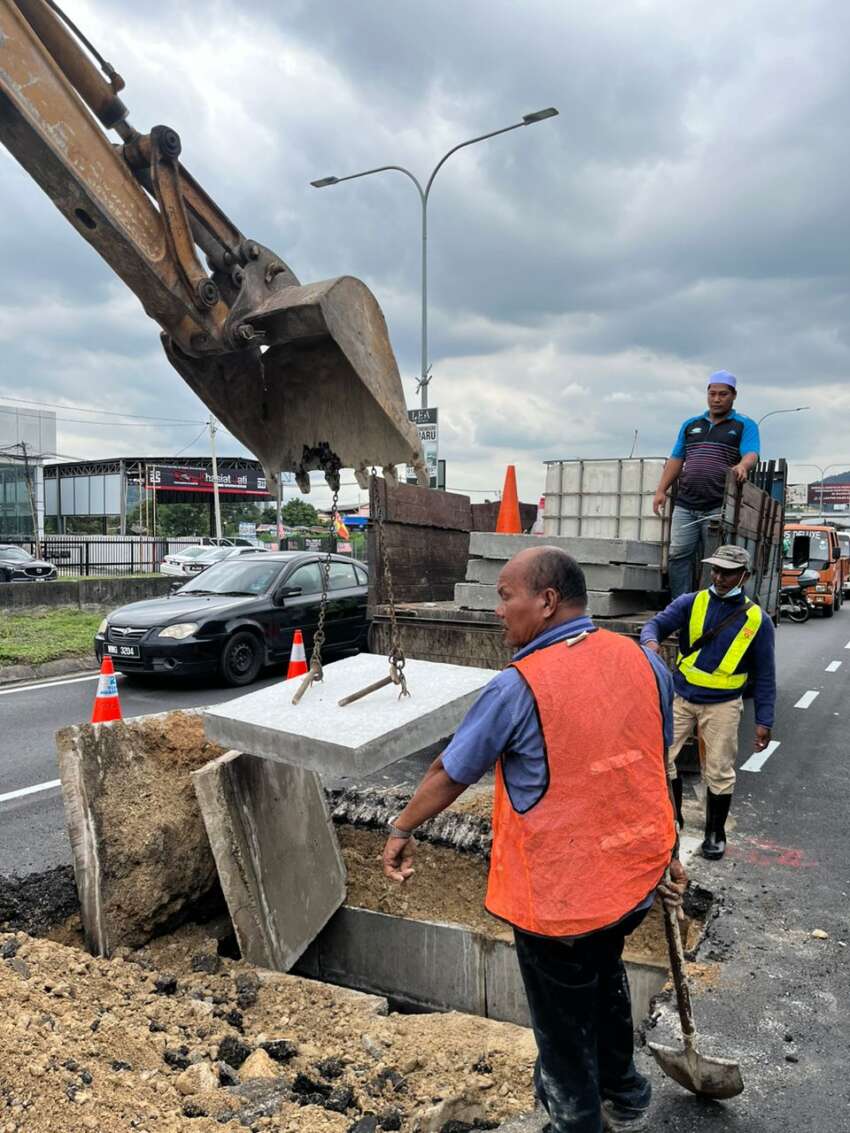 Elak guna MRR2 ke Ampang berikutan insiden lubang benam, kerja baikpulih sedang dijalankan – JKR 1665123