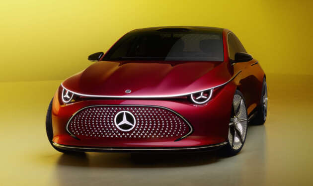 Mercedes-Benz Concept CLA Class beri petunjuk awal kepada satu barisan keluarga model elektrik baru
