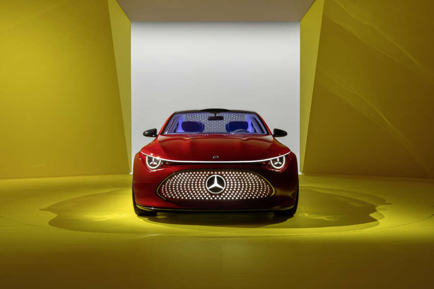 Mercedes-Benz Concept CLA Class beri petunjuk awal kepada satu barisan keluarga model elektrik baru 1663764