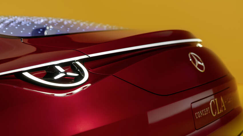 Mercedes-Benz Concept CLA Class beri petunjuk awal kepada satu barisan keluarga model elektrik baru 1663761