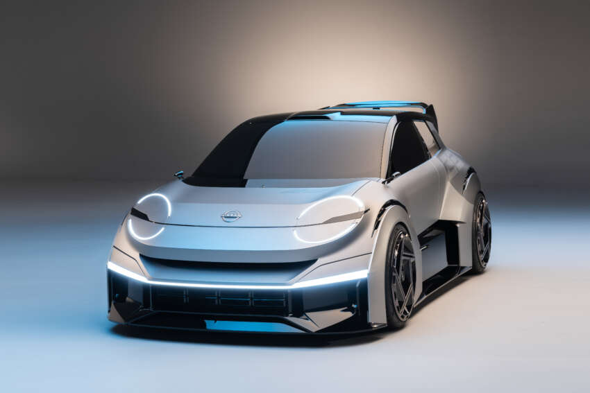 Nissan Concept 20-23 debuts – electric hot hatch with scissor doors, plenty of aero, race-inspired interior 1671288