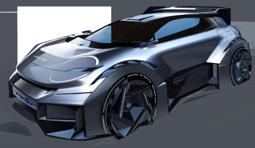 Nissan Concept 20-23 debuts – electric hot hatch with scissor doors, plenty of aero, race-inspired interior 1671327