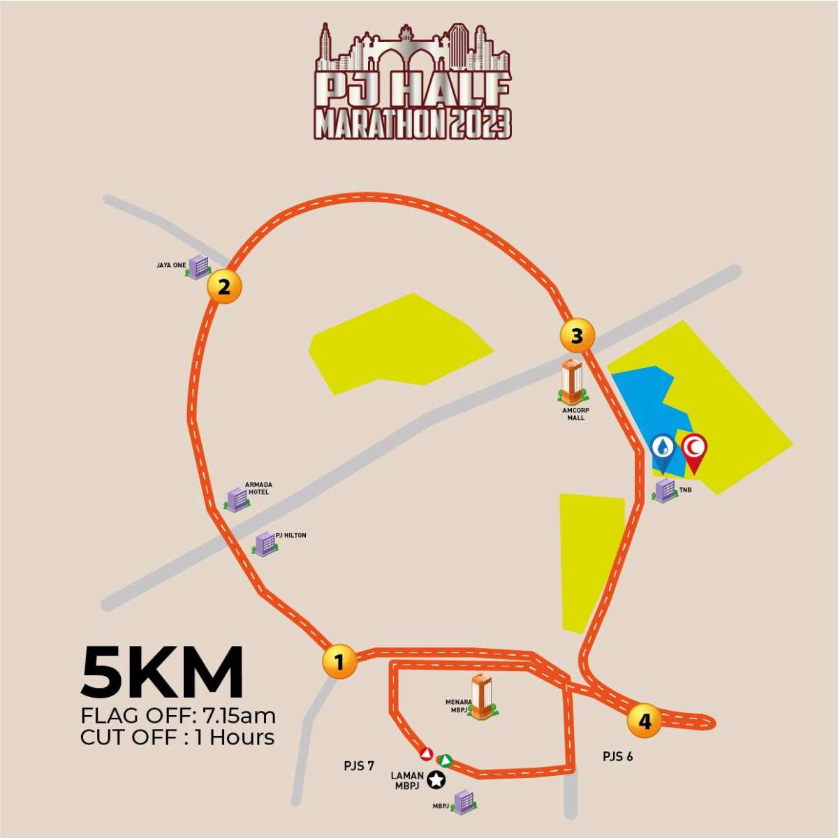 Pj half marathon 2023 map 1 paul tan s automotive news