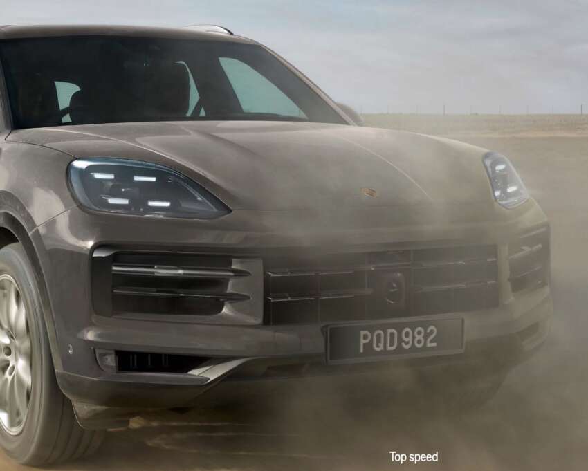 Porsche Cayenne E3 facelift CKD open for booking in Malaysia – adaptive cruise, Sport Chrono; fr RM600k 1671185
