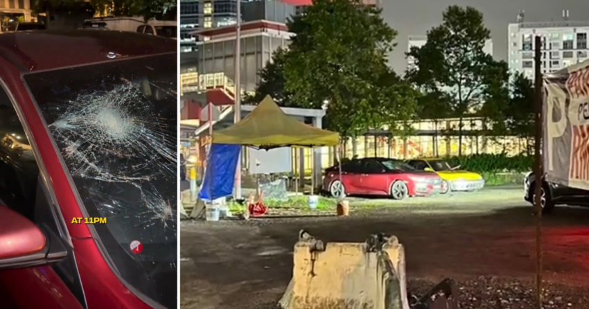 Tiktok user’s Honda Civic vandalised at MRT station parking lot on August 29, calling for witnesses 1666367