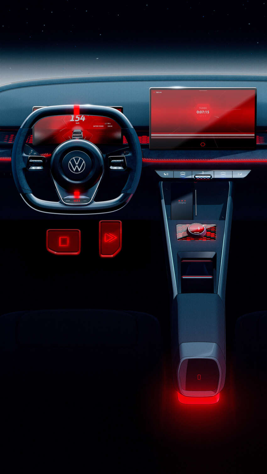 Volkswagen ID. GTI Concept previews future FWD GTI EV – Polo size; simulated gear shifts; digital cockpit 1662943