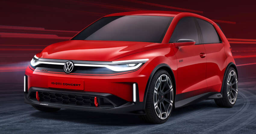 Volkswagen ID. GTI Concept previews future FWD GTI EV – Polo size; simulated gear shifts; digital cockpit 1662932