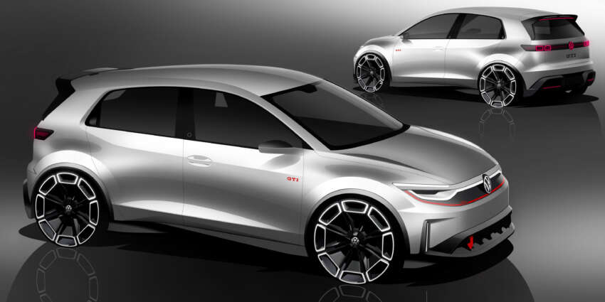 Volkswagen ID. GTI Concept previews future FWD GTI EV – Polo size; simulated gear shifts; digital cockpit 1662950