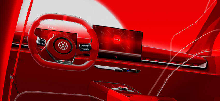 Volkswagen ID. GTI Concept previews future FWD GTI EV – Polo size; simulated gear shifts; digital cockpit 1662963