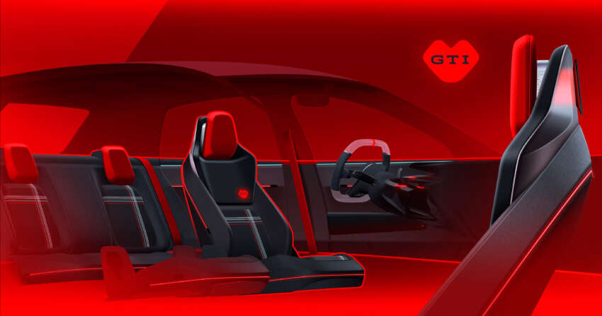 Volkswagen ID. GTI Concept previews future FWD GTI EV – Polo size; simulated gear shifts; digital cockpit 1662968