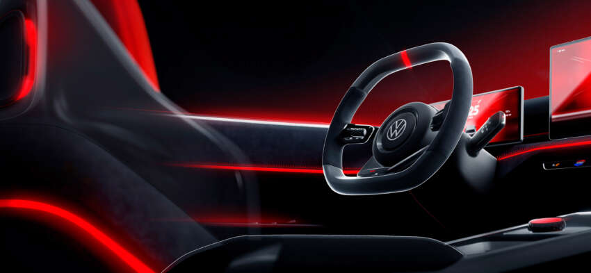 Volkswagen ID. GTI Concept previews future FWD GTI EV – Polo size; simulated gear shifts; digital cockpit 1662970