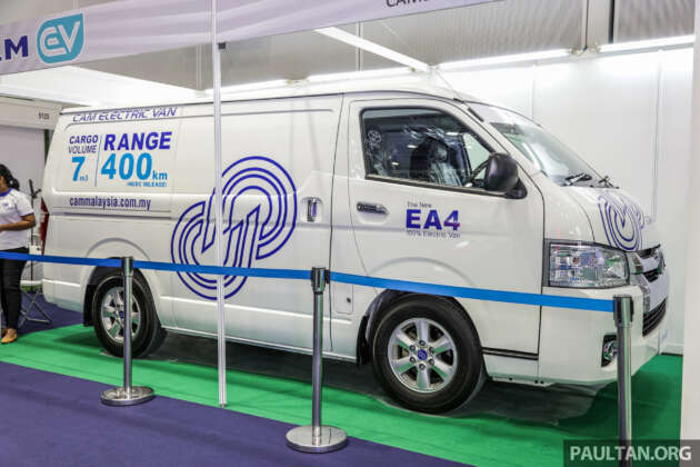 CAM EA4 previewed in Malaysia – fully electric van with 86.1 kWh battery, 136 PS and 400 km EV range