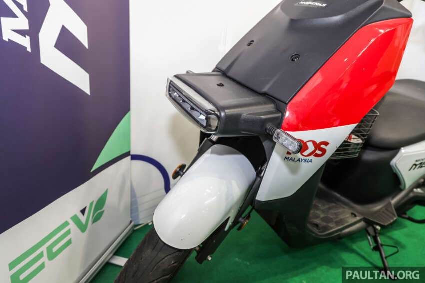 Modenas MEV-1, MEV-2 and MEV-3 electric scooters on display at IGEM – fleet use only, not for public sale yet 1674975