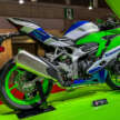 Kawasaki Ninja ZX-10R, ZX-4RR 40th Anniversary Edition dipamer di JMS 2023, grafik popular 90-an