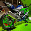 2024 Kawasaki Ninja ZX-10R and ZX-4RR 40th Anniversary Editions seen at the Japan Mobility Show