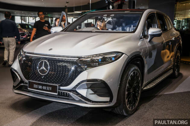 Mercedes-Benz EQS 580 4Matic 2023 di M’sia – SUV dengan jarak EV 615 km, 544 PS/858 Nm; dari RM700k