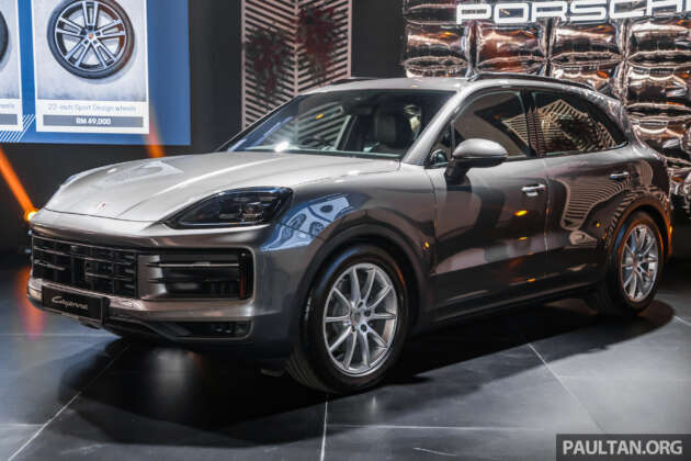 2024 Porsche Cayenne E3 facelift CKD in Malaysia walk-around video tour – big changes; from RM600k