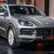 2024 Porsche Cayenne E3 facelift CKD launched in Malaysia; more power, new look inside/out; RM600k