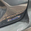 2023 Subaru Crosstrek on display – 2.0L e-Boxer mild hybrid; 145 PS, 188 Nm; will this come to Malaysia?