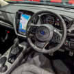 2023 Subaru Crosstrek on display – 2.0L e-Boxer mild hybrid; 145 PS, 188 Nm; will this come to Malaysia?
