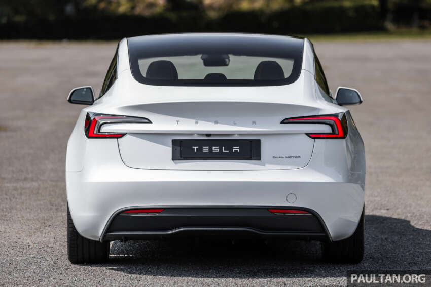 Tesla Model 3 Highland Long Range facelift in Malaysia – 629 km range WLTP, 0-100 4.4s; price from RM218k 1684349