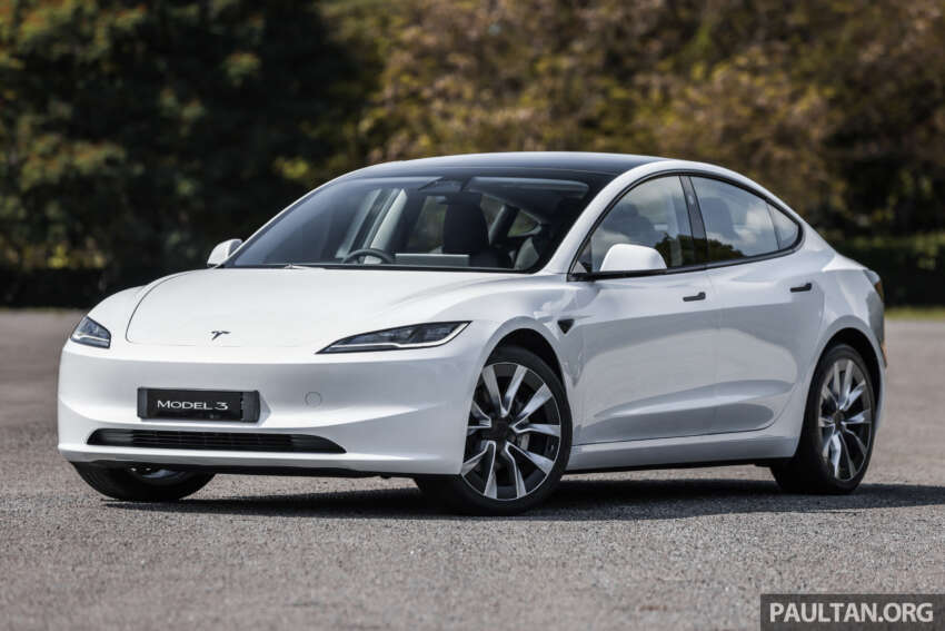 Tesla Model 3 Highland Long Range facelift in Malaysia – 629 km range WLTP, 0-100 4.4s; price from RM218k 1684340