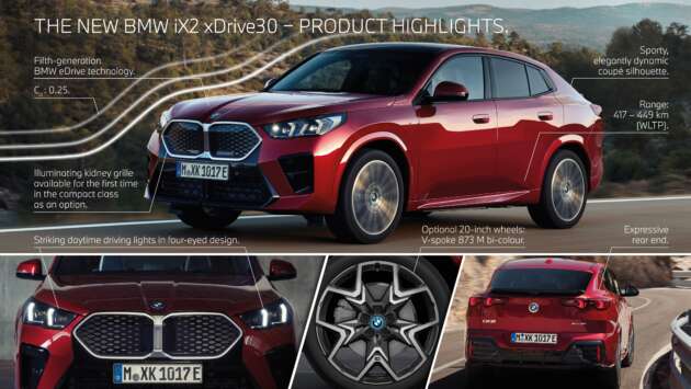 2024 BMW X2 and iX2 – U10 second-gen ‘X1 coupe’ gets X6 styling; EV version with up to 449 km range