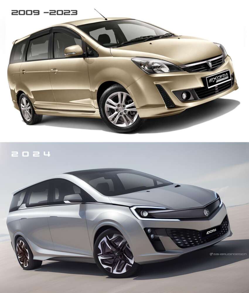 2024 Proton Exora design proposal by Saharudin Design – next-gen MPV imagined with modern styling 1683861