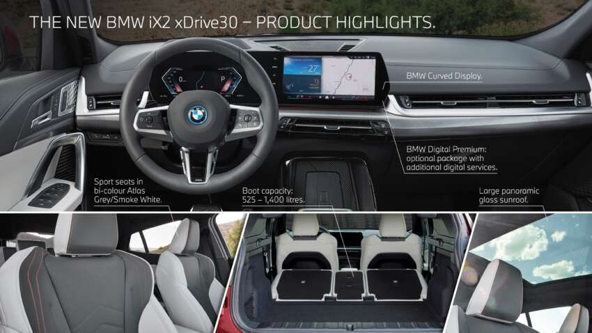 BMW X2 dan iX2 2024 diperkenal – model U10 generasi kedua dapat naik taraf, tambahan versi EV 313 hp 1678689
