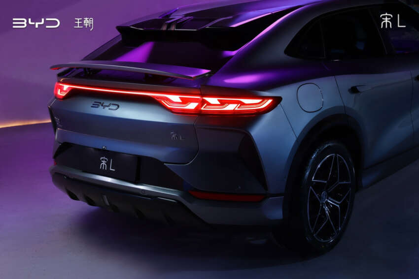 BYD Song L in China – new fastback EV SUV with up to two motors, 517 PS, 87 kWh battery, 662 km range 1684946