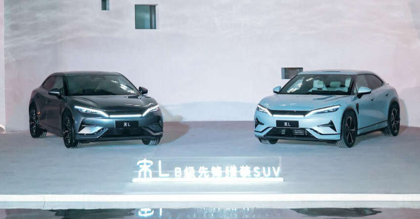 BYD Song L in China – new fastback EV SUV with up to two motors, 517 PS, 87 kWh battery, 662 km range 1684948