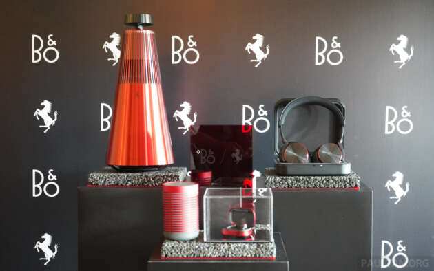Bang & Olufsen launches the Ferrari Collection in Malaysia – speakers, headphones; RM1.6k to RM28.8k